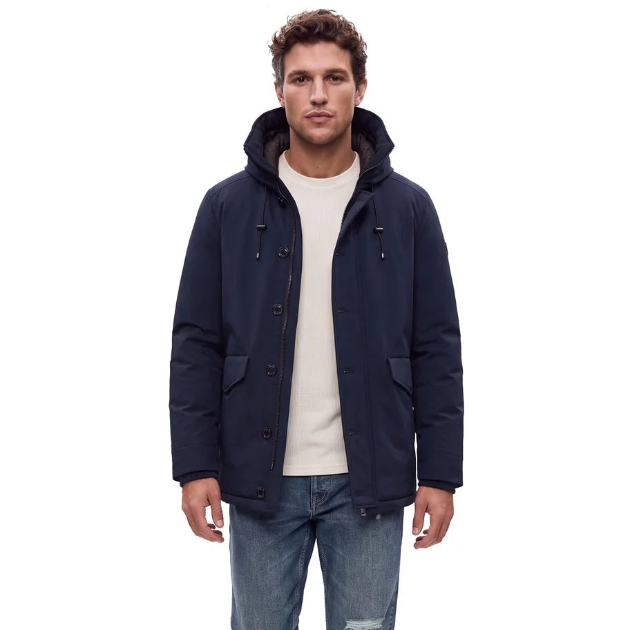 Malelions Casual Parka Navy