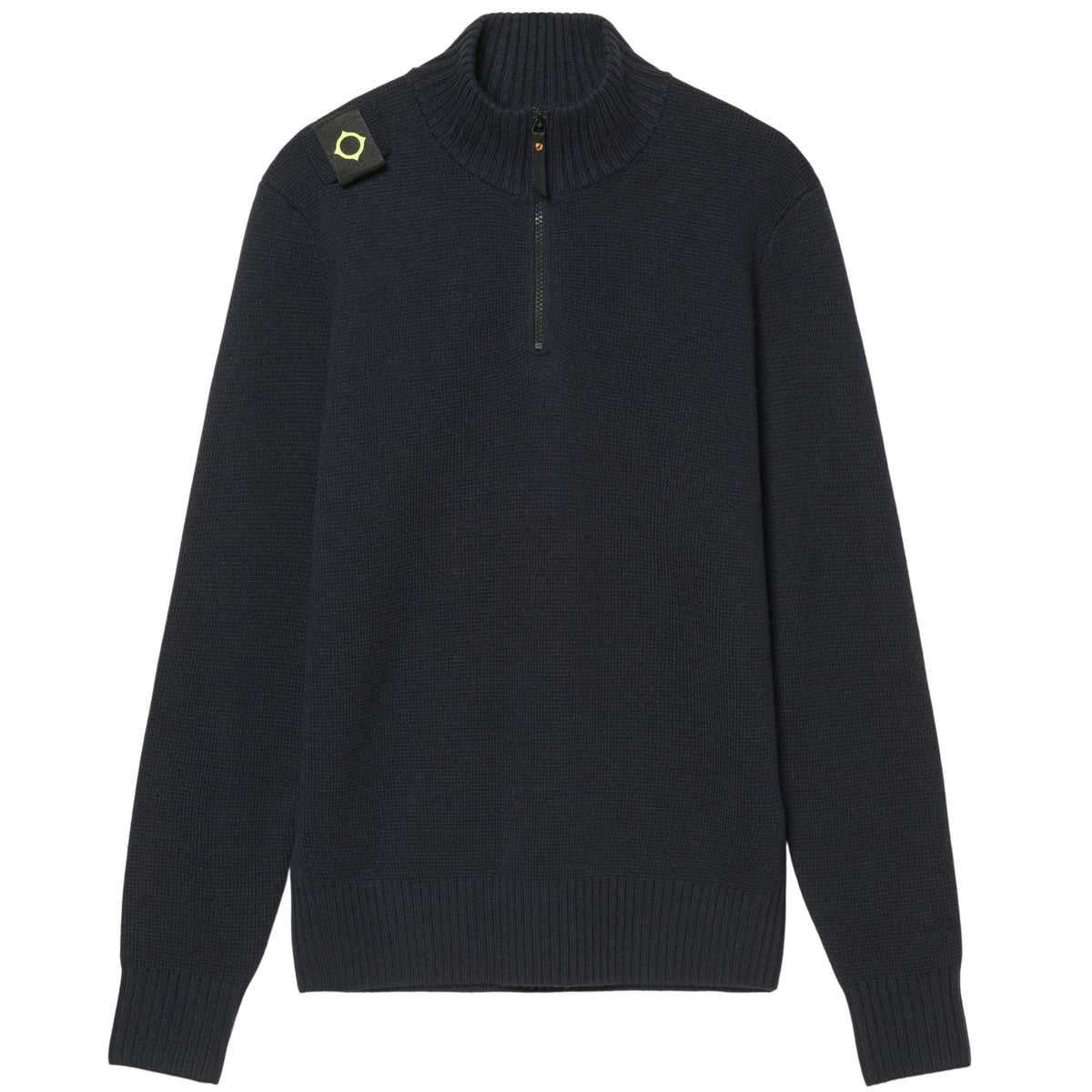 Ma.Strum Sarl Quarter Zip Sweater Navy