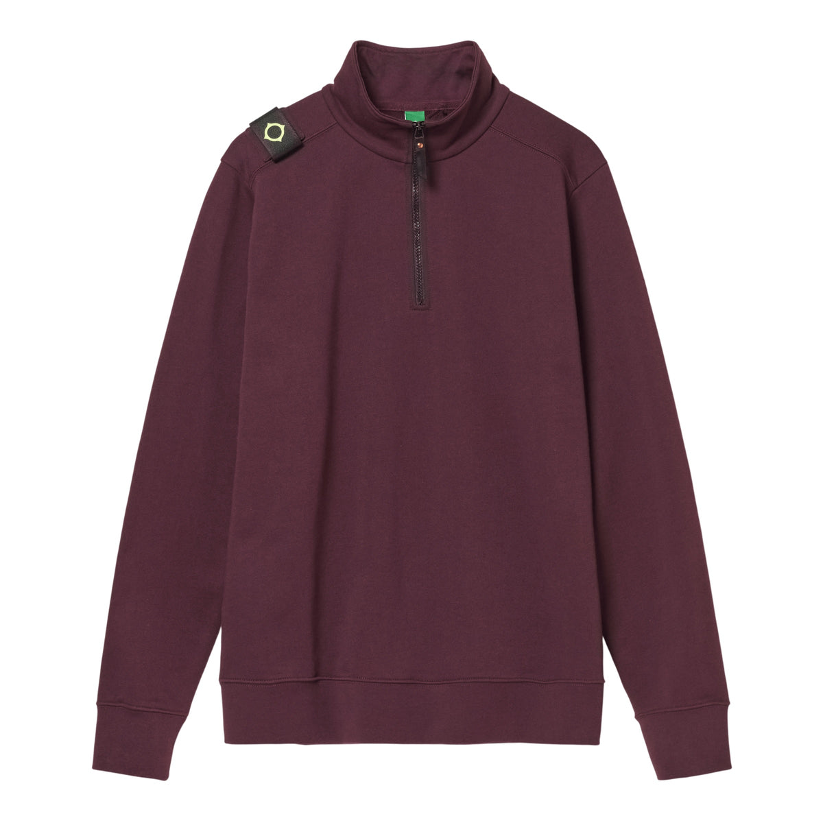 Ma.Strum Training Quarter Zip Sweater Bordeaux