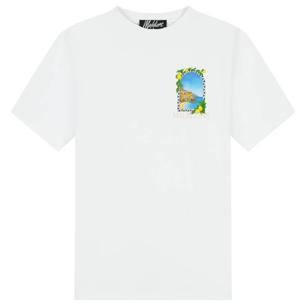 Malelions Amalfi Window T-shirt Wit