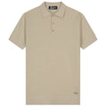 Malelions Bouclé Polo Beige