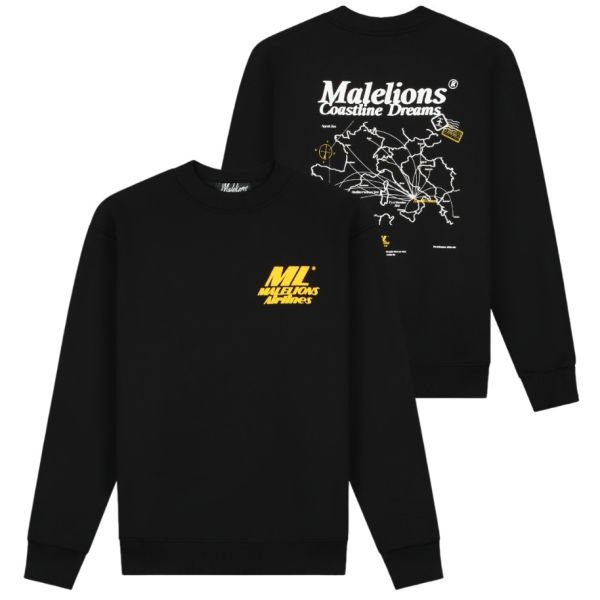 Malelions Coastline Sweater Zwart