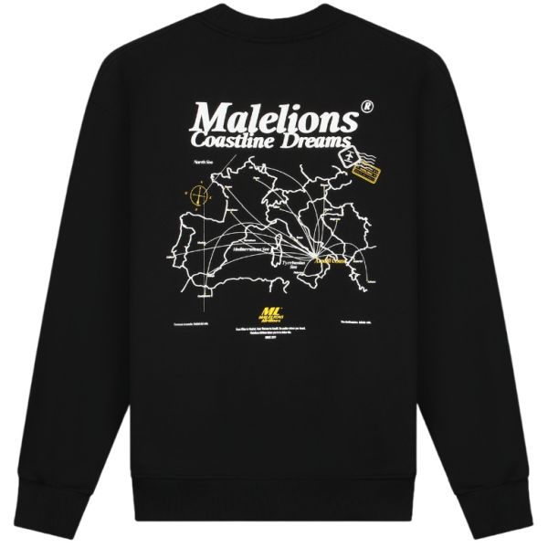 Malelions Coastline Sweater Zwart