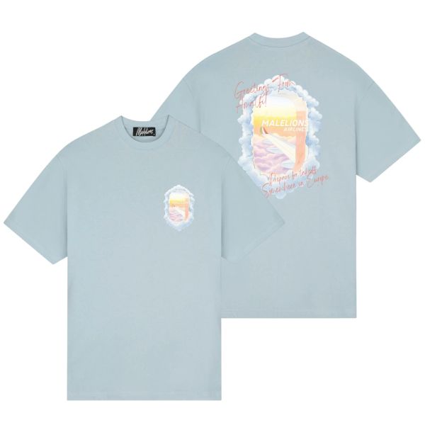 Malelions Daydream T-shirt Licht blauw