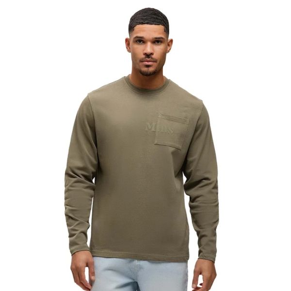 Malelions Department Longsleeve T-shirt Donker Groen