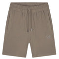Malelions Diagonal Seersucker Korte Broek Bruin