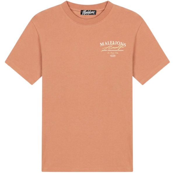 Malelions Dolce Vita T-shirt Oranje