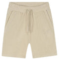 Malelions Emblem Towelling Korte Broek Beige