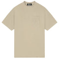 Malelions Emblem Towelling T-shirt Beige