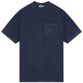 Malelions Emblem Towelling T-shirt Navy