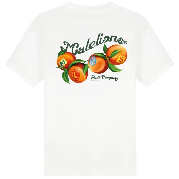 Malelions Fruit Company T-shirt Wit