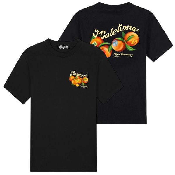 Malelions Fruit Company T-shirt Zwart