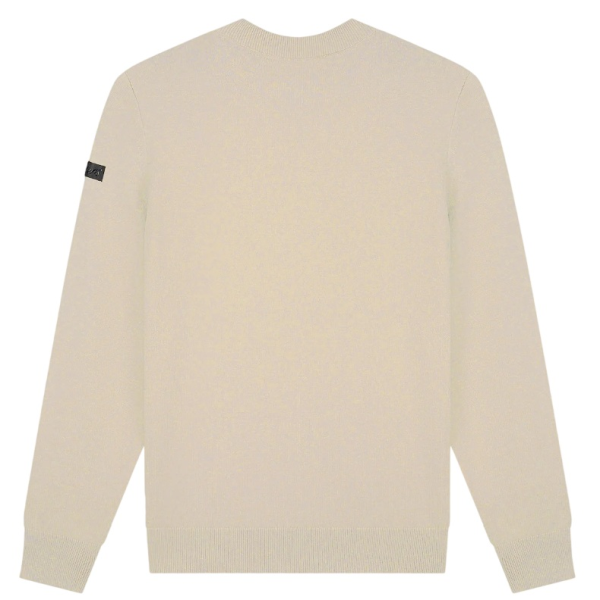 Malelions Knitted Sweater Beige