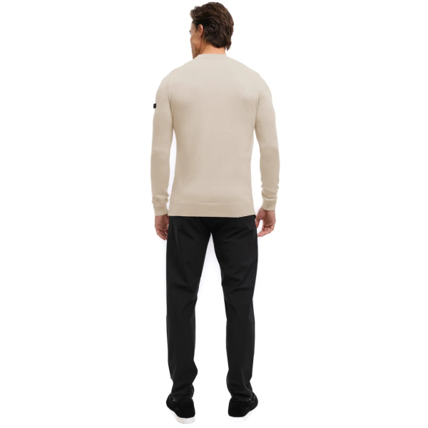 Malelions Knitted Sweater Beige