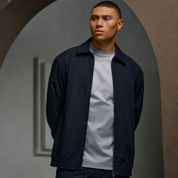 Malelions Knitted Zip Vest Navy