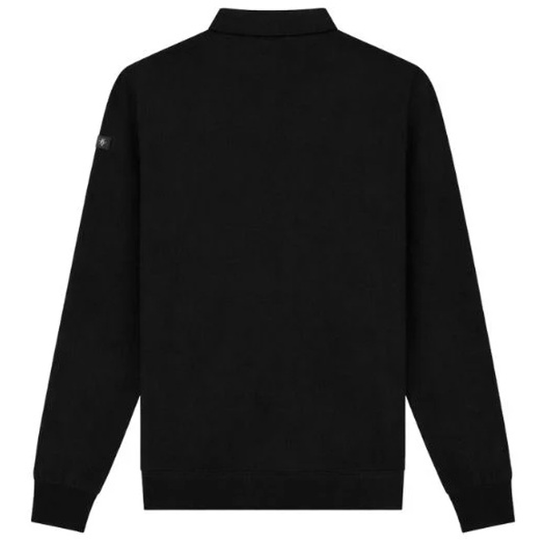 Malelions Knitted Zip Vest Zwart