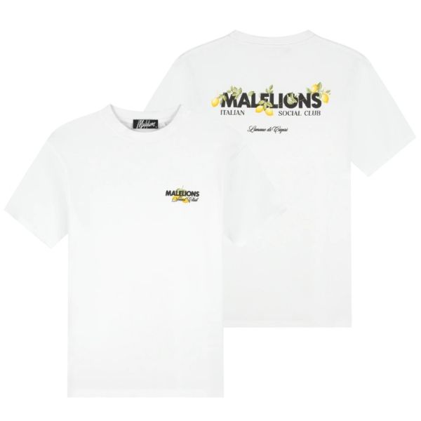 Malelions Limone Di Capri T-shirt Wit