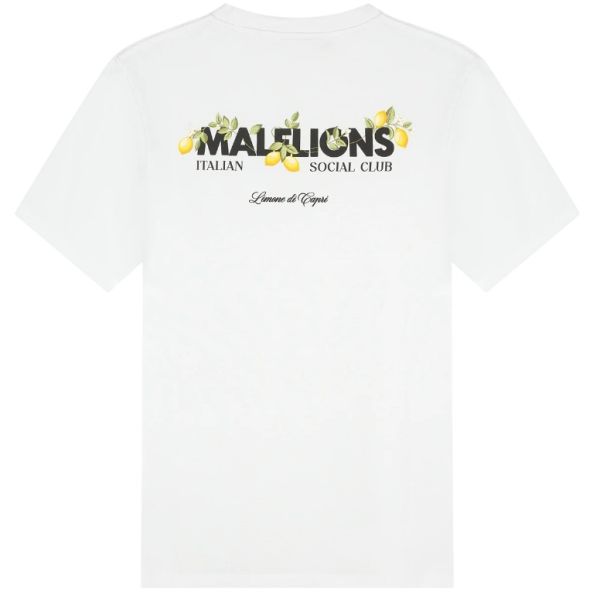 Malelions Limone Di Capri T-shirt Wit