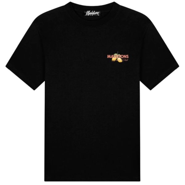 Malelions Limone Di Capri T-shirt Zwart