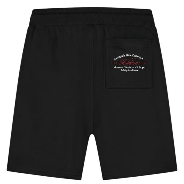 Malelions Marina Korte Broek Zwart