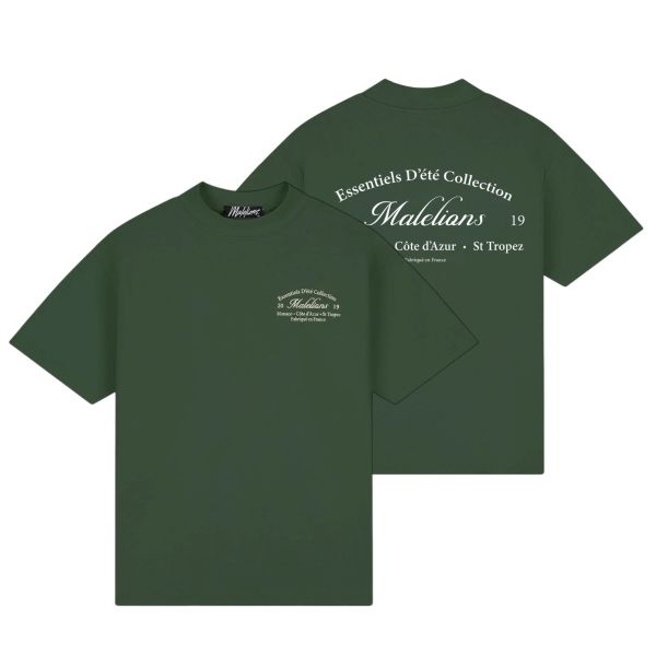 Malelions Marina T-shirt Donker groen