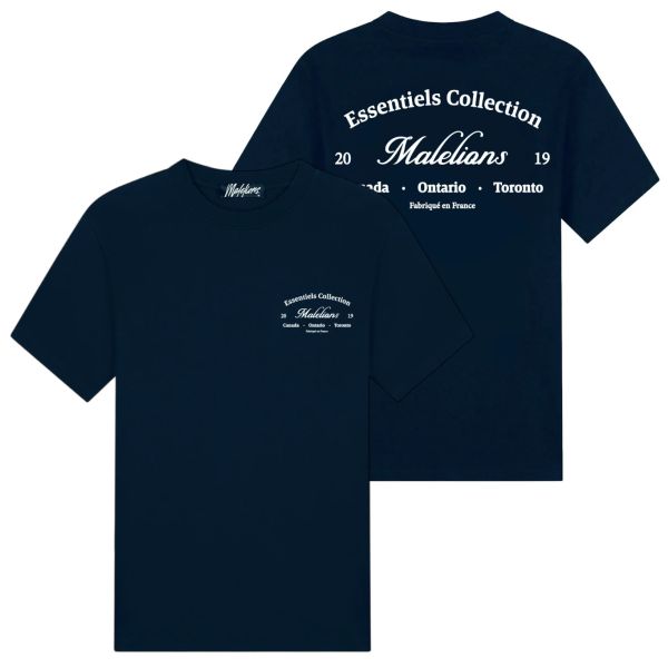 Malelions Marina T-shirt Navy