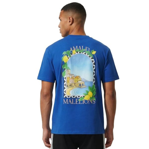 Malelions Amalfi Window T-shirt Blauw