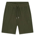 Malelions Emblem Seersucker Korte Broek Groen
