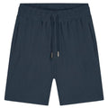 Malelions Emblem Seersucker Korte Broek Navy