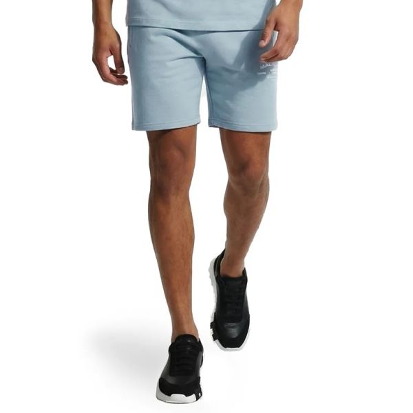 Malelions Permanent Vacation Korte Broek Licht Blauw