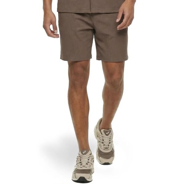Malelions Ribbed Korte Broek Bruin
