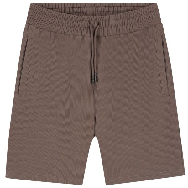 Malelions Ribbed Korte Broek Bruin