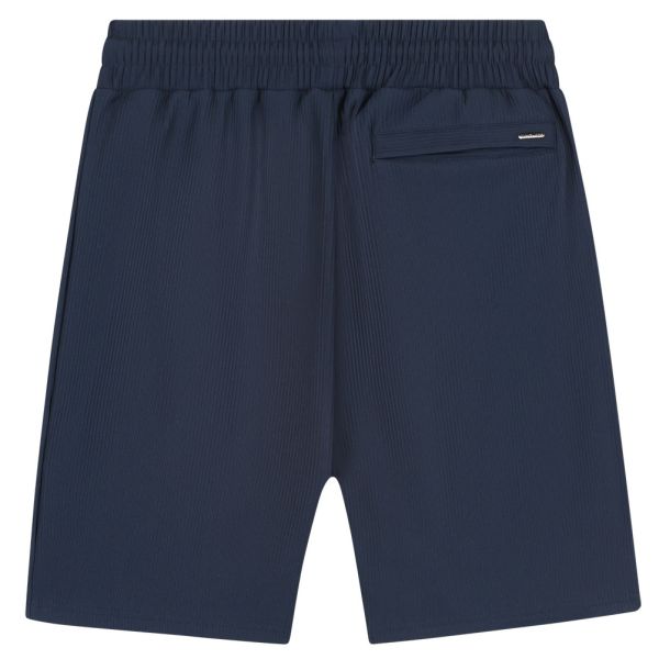 Malelions Men Ribbed Shorts Antraciet