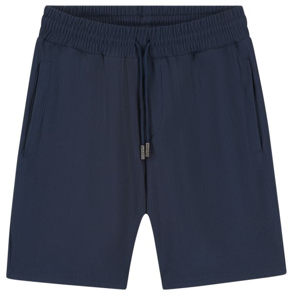 Malelions Men Ribbed Shorts Antraciet