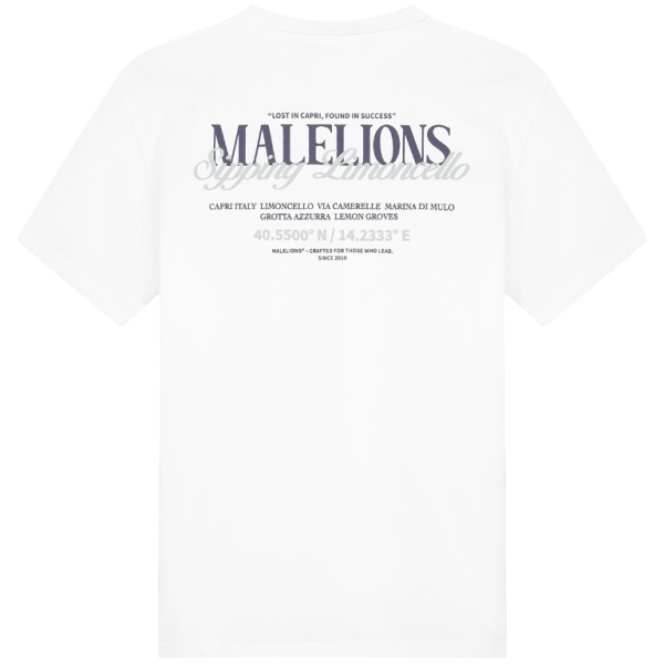 Malelions Sipping Limoncello T-shirt Wit