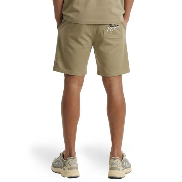 Malelions Split Korte Broek Beige