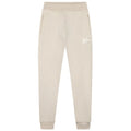 Malelions Striped Signature Trainingsbroek Beige