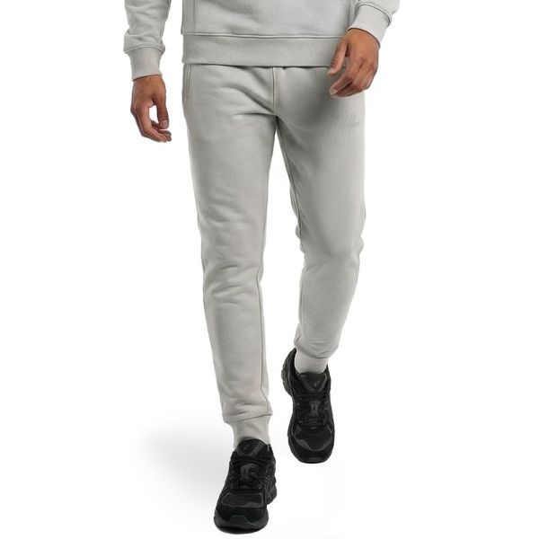 Malelions Men Striped Signature Sweatpants grijss