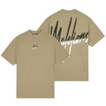 Malelions Oversized Split T-shirt Beige