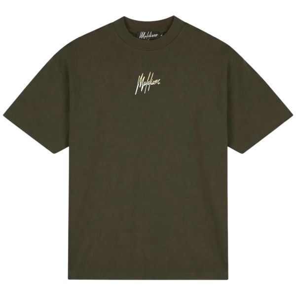 Malelions Oversized Split T-shirt Groen