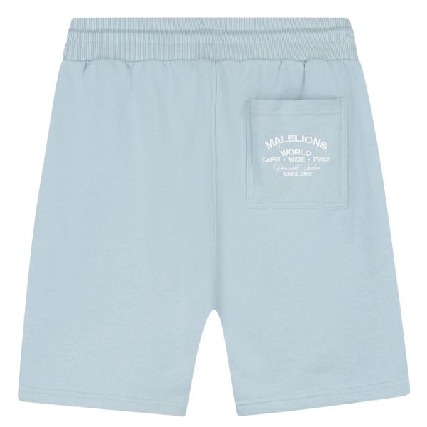 Malelions Permanent Vacation Korte Broek Licht Blauw