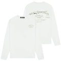 Malelions Permanent Vacation Longsleeve T-shirt Wit