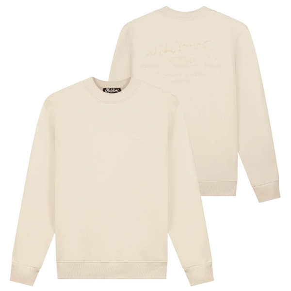 Malelions Permanent Vacation Sweater Beige