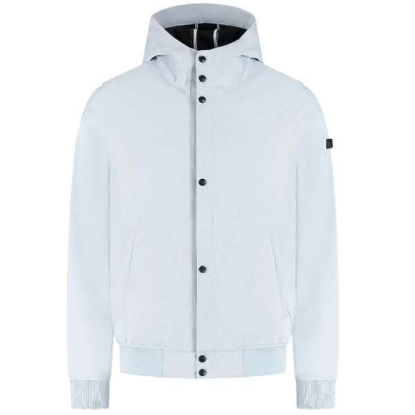 Malelions Placket Softshell Jack Licht blauw