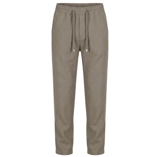 Malelions Premium Linen Broek Beige