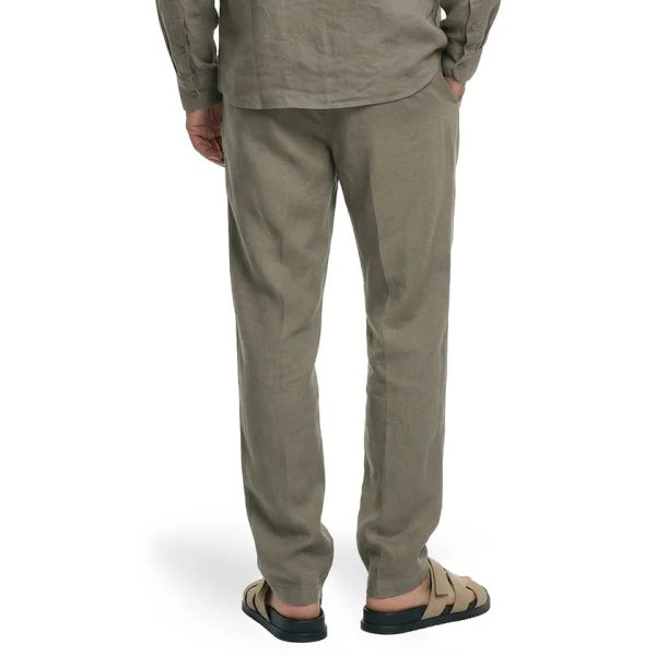 Malelions Premium Linen Broek Beige