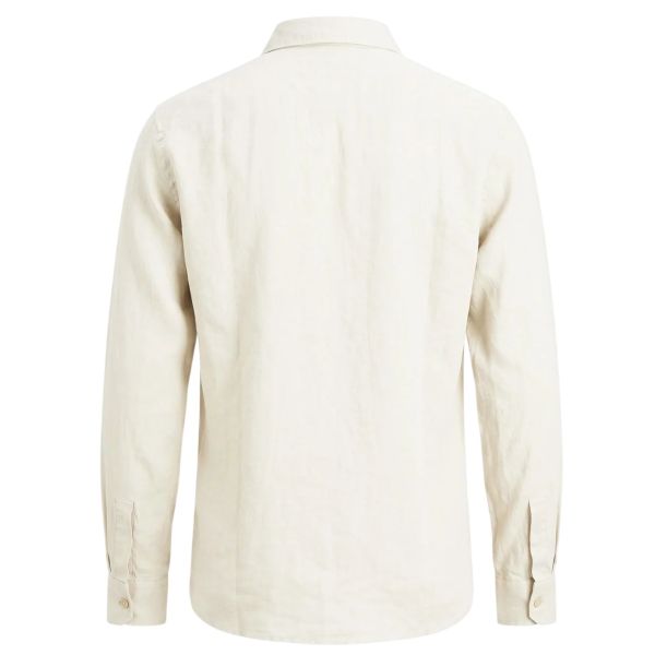 Malelions Premium Linen Overhemd Off White