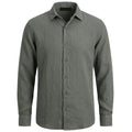 Malelions Premium Linen Overhemd Donker groen
