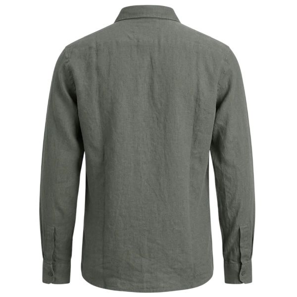 Malelions Premium Linen Overhemd Donker Groen