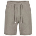 Malelions Premium Linen Korte Broek Beige